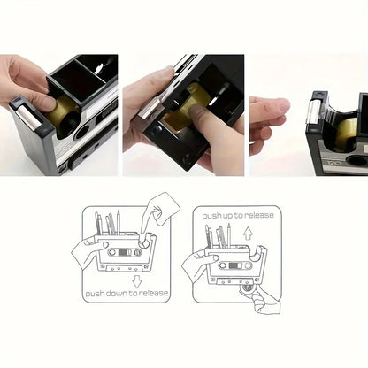 Retro Cassette Desk Organizer