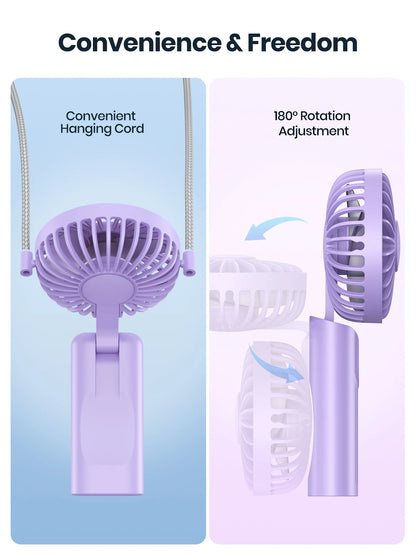 TOPK K38 Portable Handheld Fan with LED Display