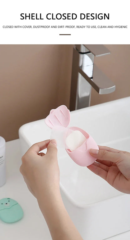 Travel Soap Sheets with Portable Storage Case