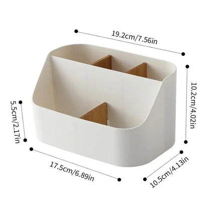5-Compartment ABS Desktop Storage Organizer Box