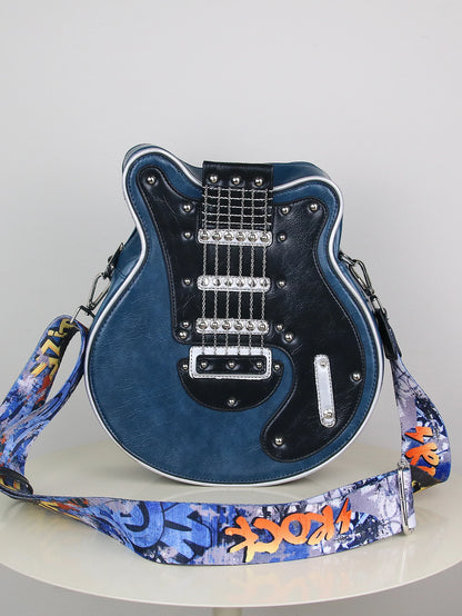 Guitar Shape Crossbody Shoulder Bag
