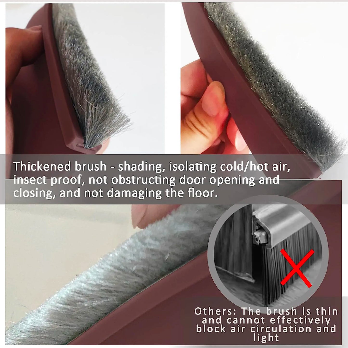 Door Brush Draft Seal