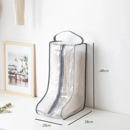 Long Boot & Shoe Storage Bag with Zipper