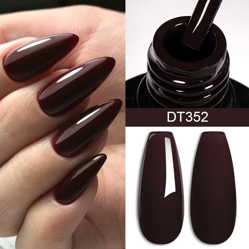 MEET ACROSS 7ml Red Gel Nail Polish