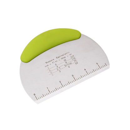 Stainless Steel Dough Scraper with Measurement Scale