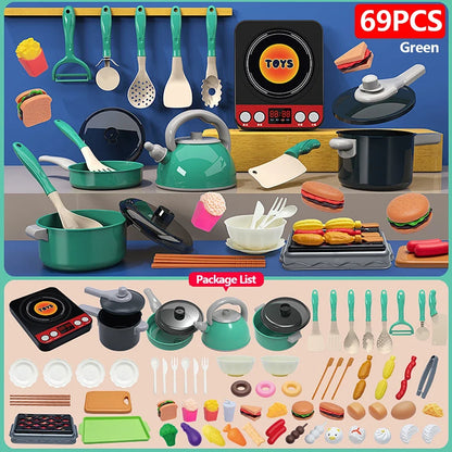 Kids Pretend Kitchen Set