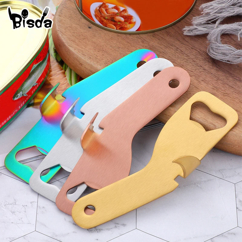 Stainless Steel Multi-Function Beer Bottle Opener