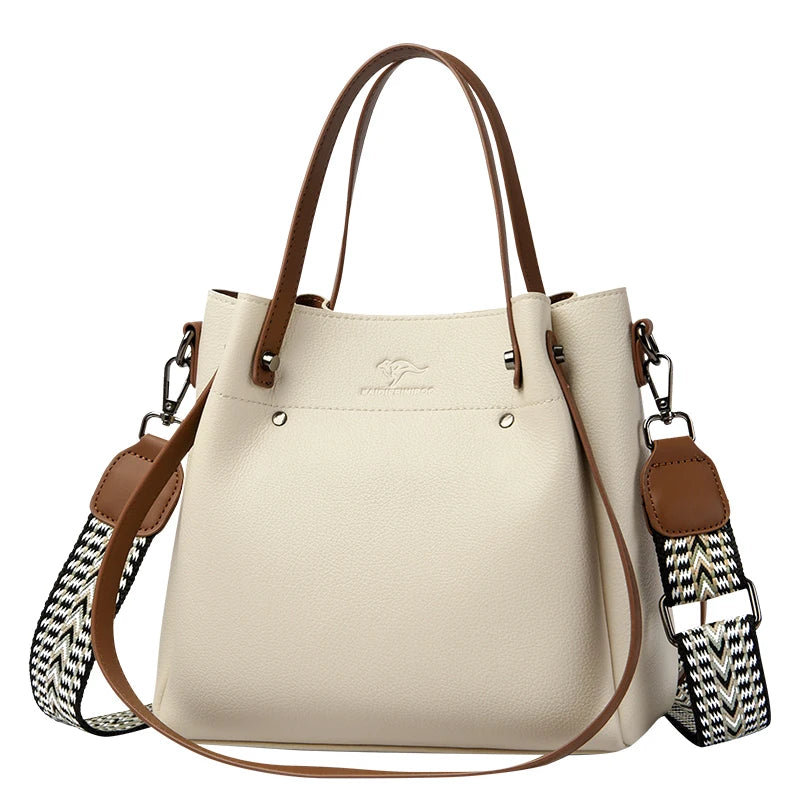Women’s Microfiber Leather Shoulder Bag
