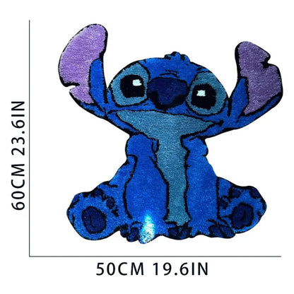 60cm New Disney Kawaii Stitch Anime Carpet