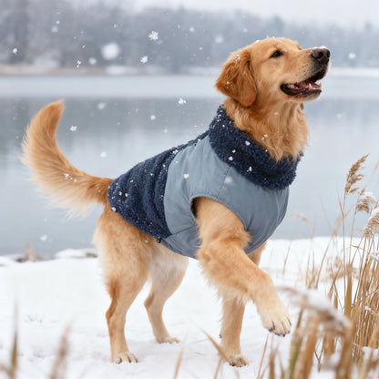 Warm Lambskin Fleece Dog Jacket