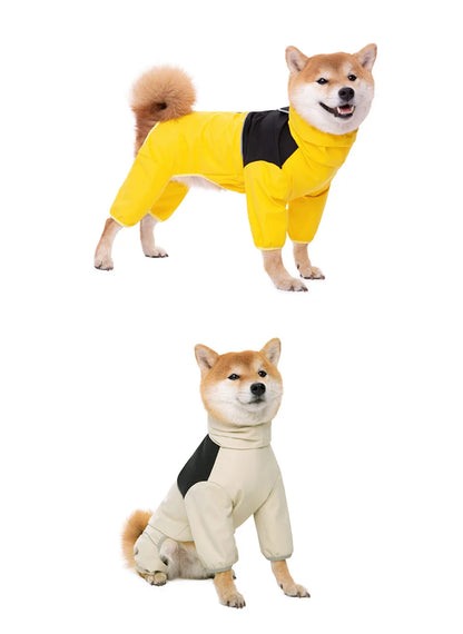 Full Coverage Waterproof Dog Raincoat Jumpsuit