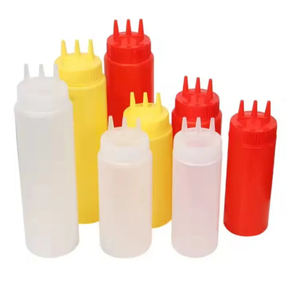 3-Hole Squeeze Condiment Bottle