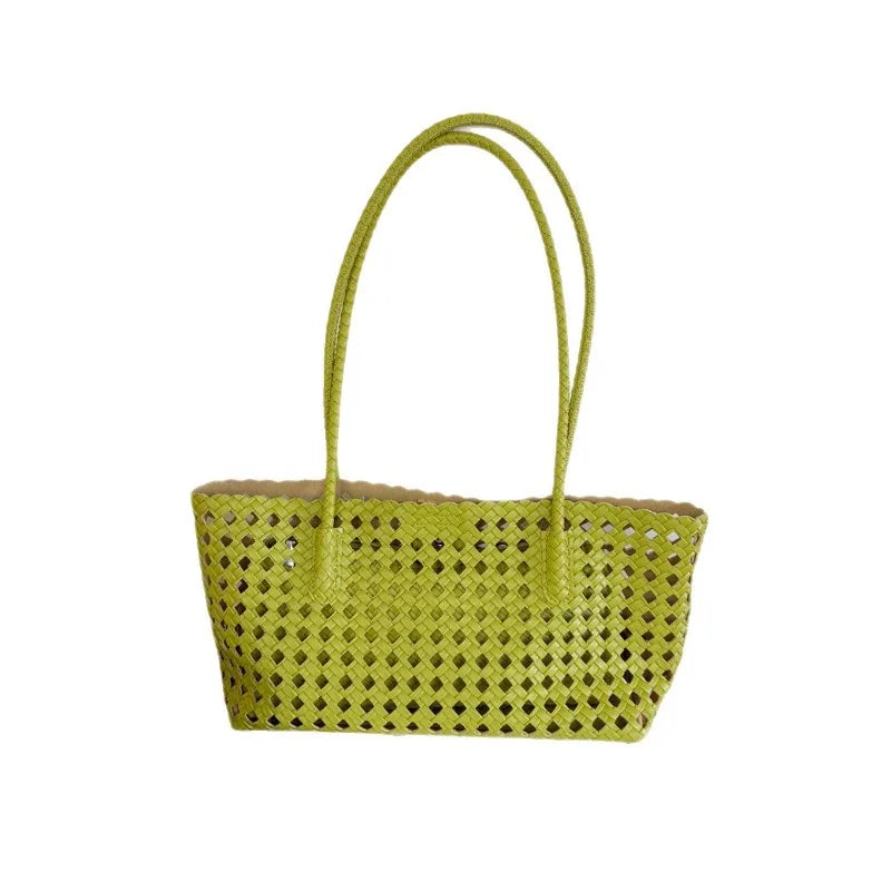 Women’s Hollow-Out Woven Tote Bag