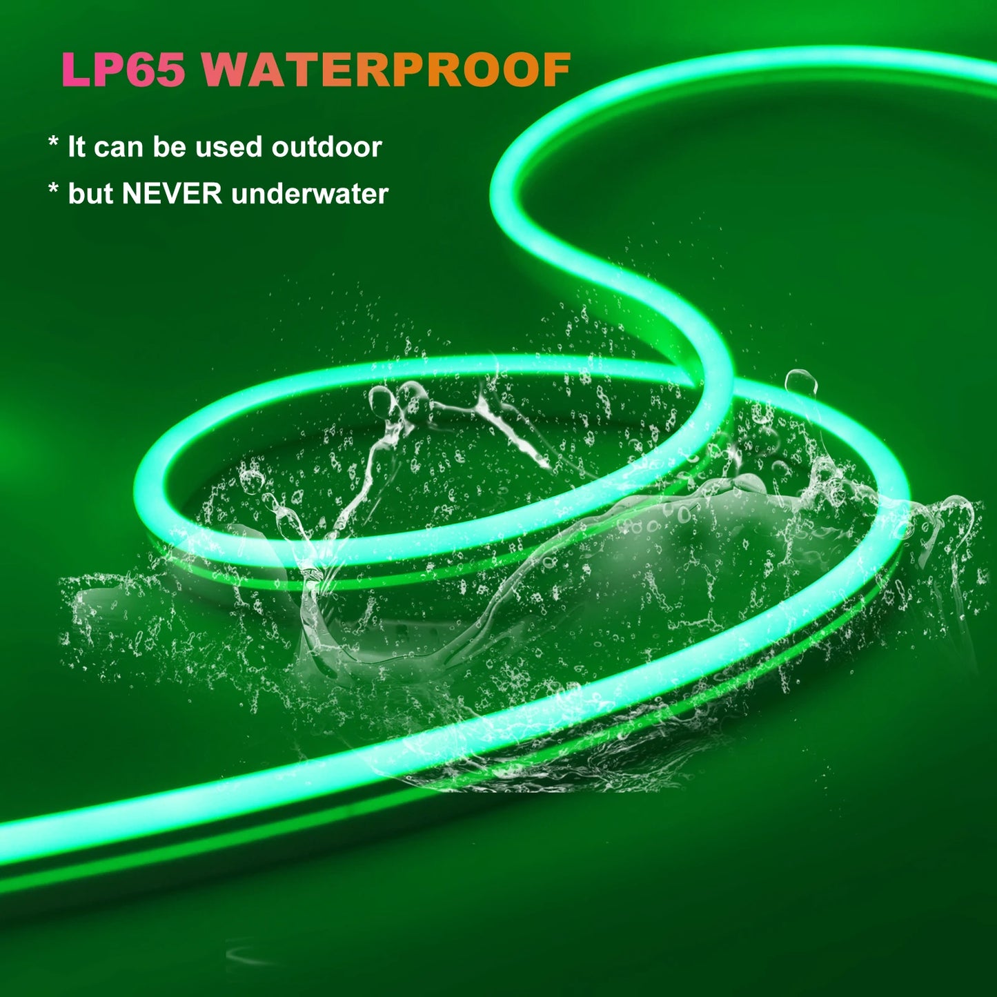 Flexible Waterproof RGB Neon Light with Remote Control