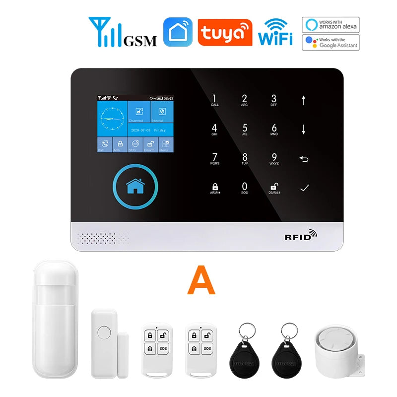 WiFi & GSM Security Alarm Kit