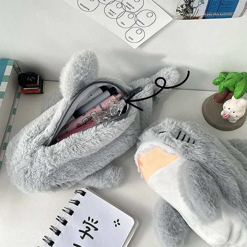 Plush Shark Pencil Case