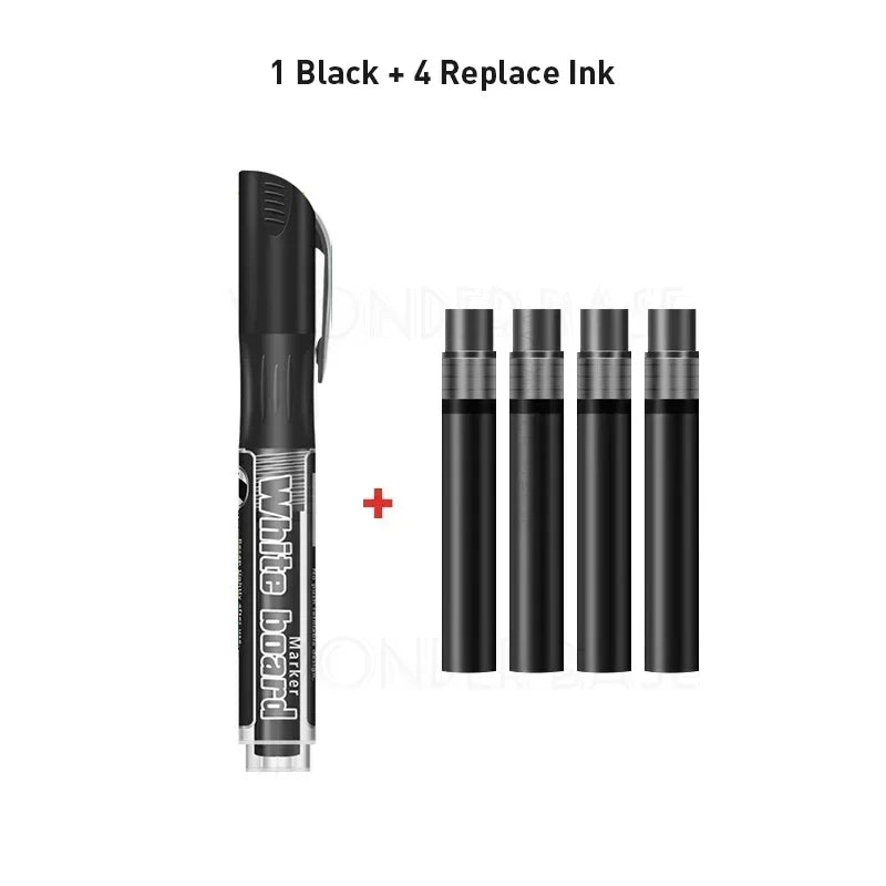 Refillable Erasable Whiteboard Marker Pen