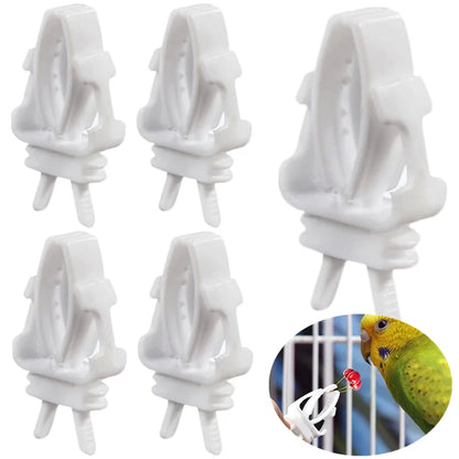 Bird Food & Cuttlebone Holder Clip