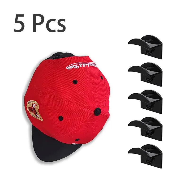 Minimalist Self-Adhesive Hat Hooks