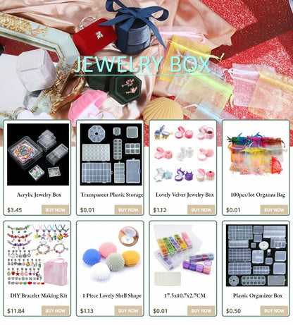 Plastic Box With Compartment Slot Organizer