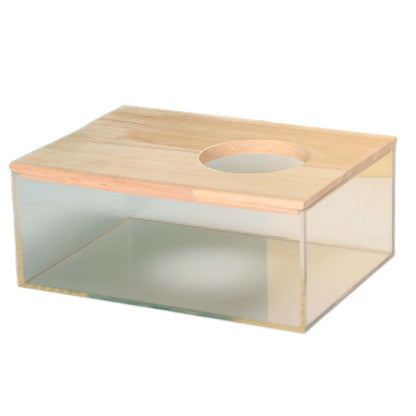 Acrylic Hamster Sand Bath House