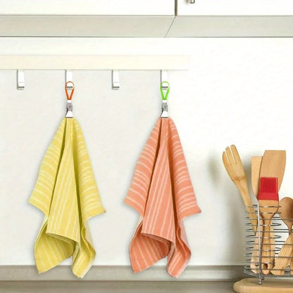 Metal Towel Hanging Clips Set