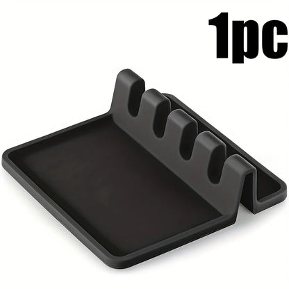 Silicone Kitchen Utensil Rest & Drying Tray