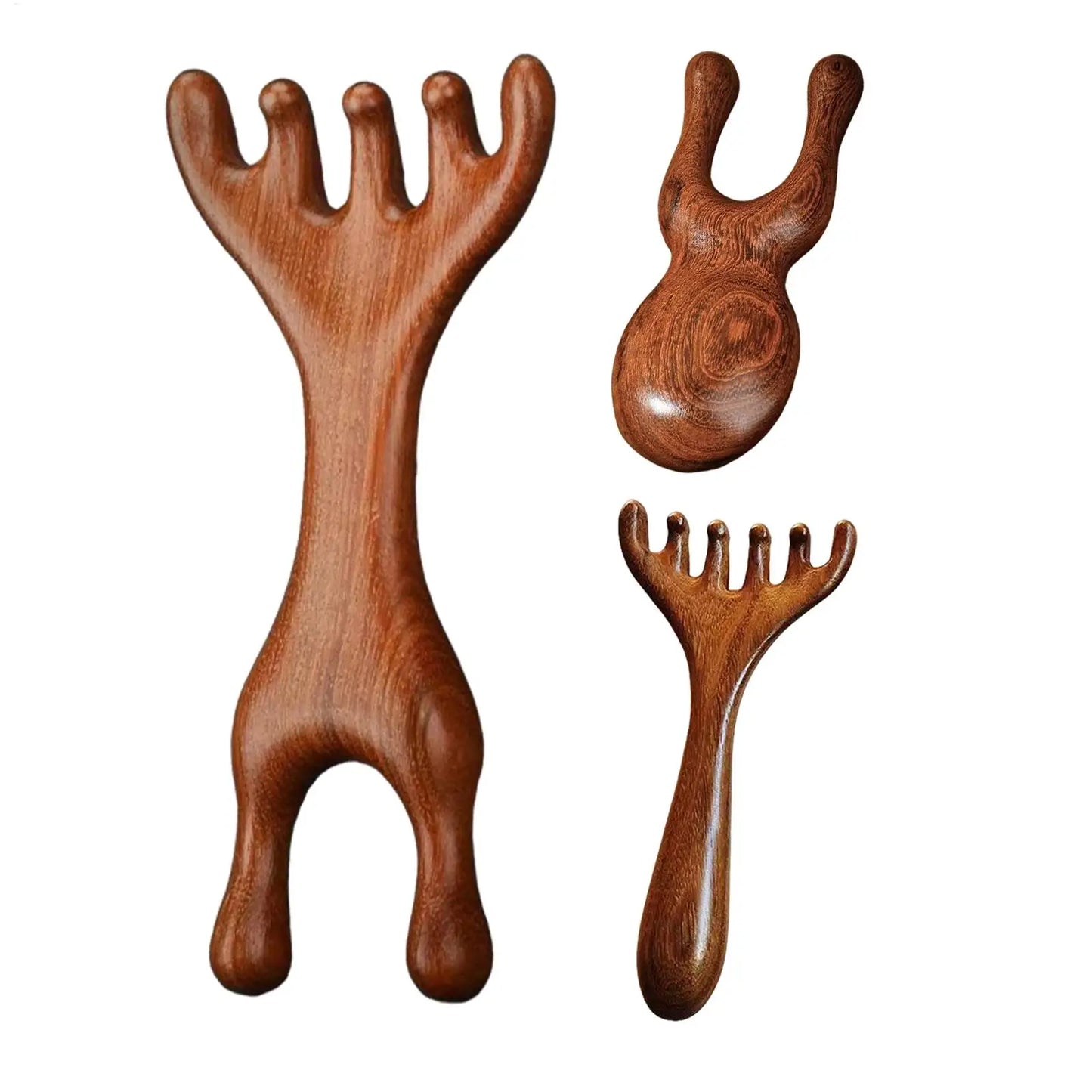 Sandalwood Antler Massage Comb