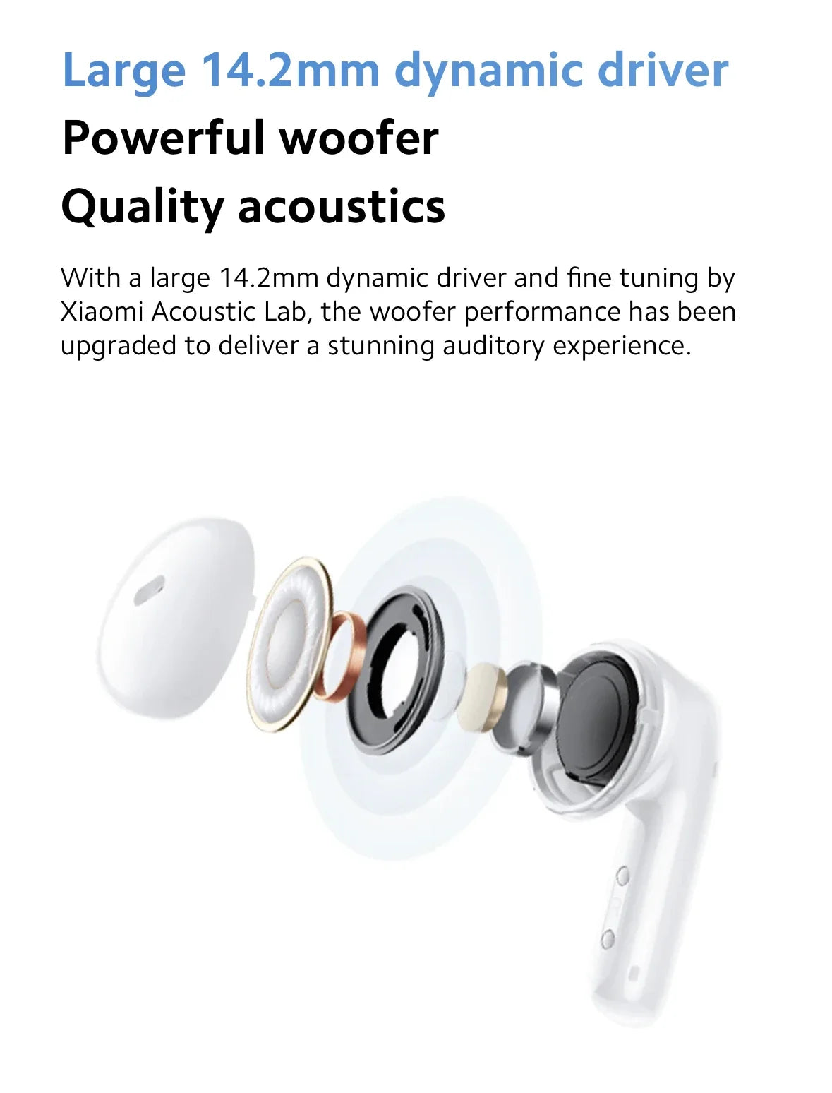 Xiaomi Redmi Buds 6 Active Wireless Bluetooth Earbuds