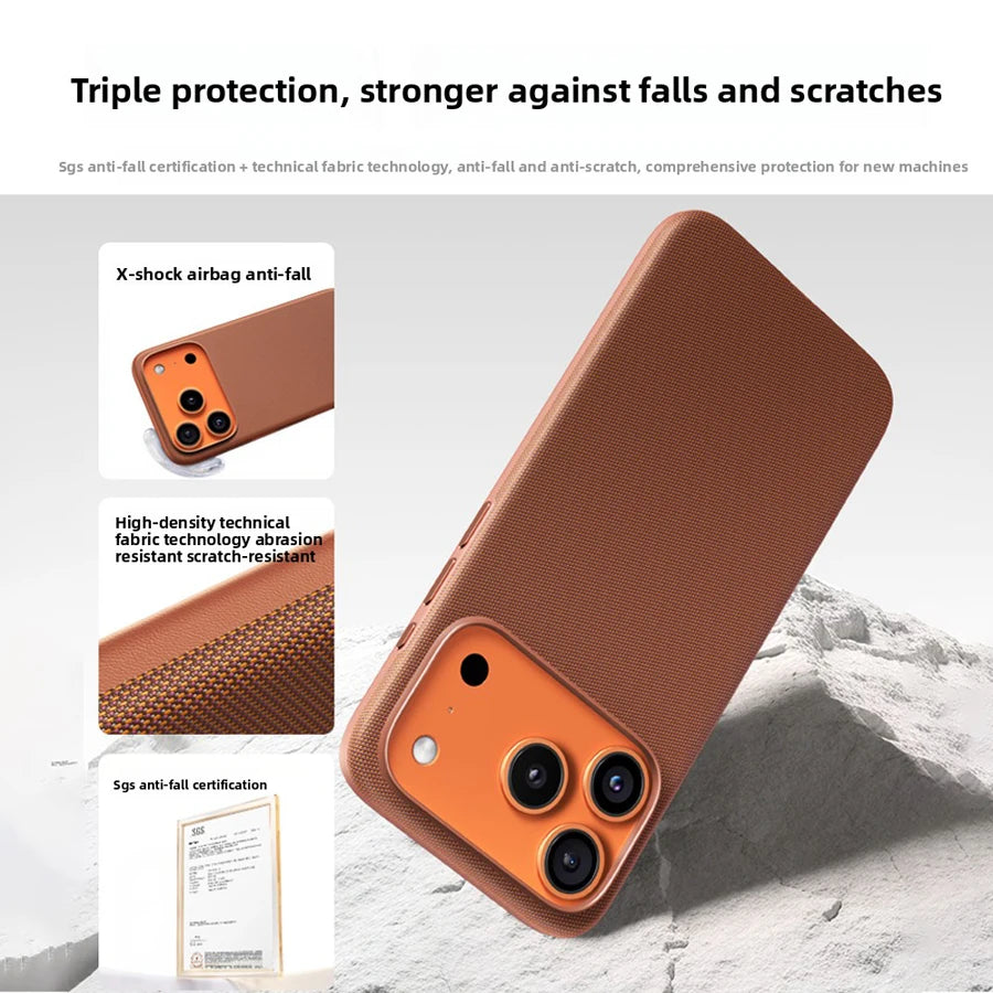 Microfiber Magnetic Protective Case for iPhone