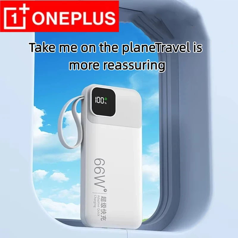 Portable High-Capacity Power Bank with Digital Display