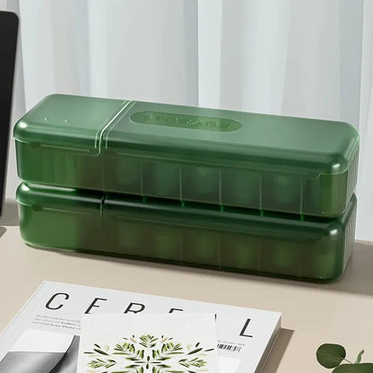 Cable Storage Box with Compartments Organizer
