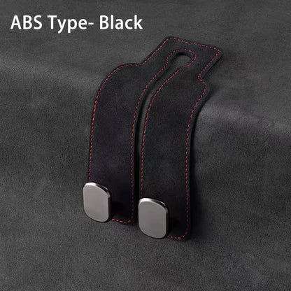 2 in 1 Car Premium Suede Hanging Dual Hook