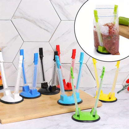 Adjustable Food Storage Bag Holder Stand