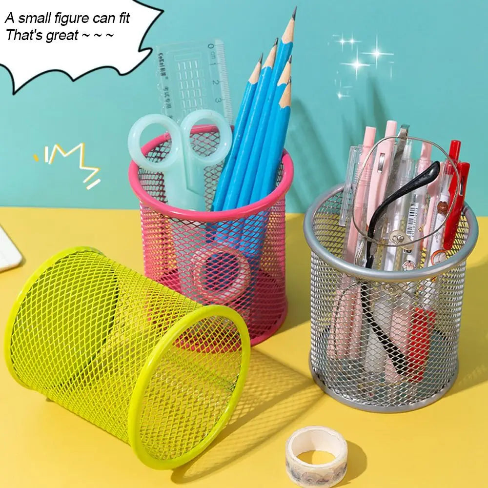 Metal Mesh Pen Holder