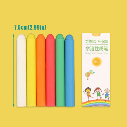 Dust-Free Water-Soluble Colored Chalk Set