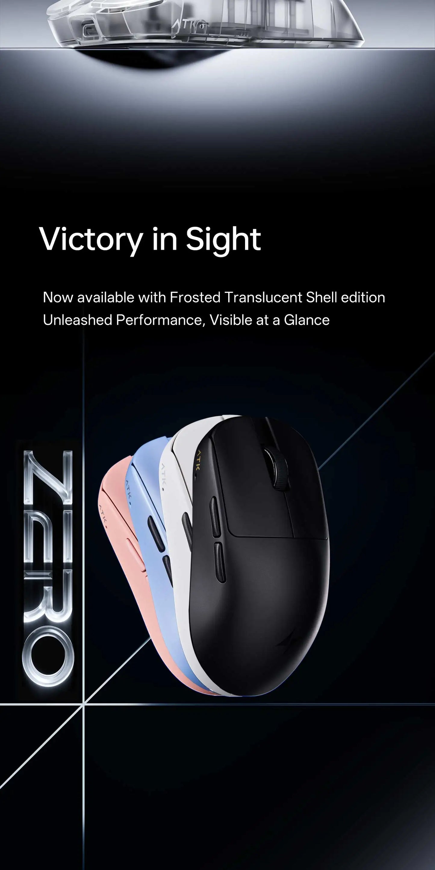 39g Wireless 8K Gaming Mouse with PAW3950 Ultra Sensor