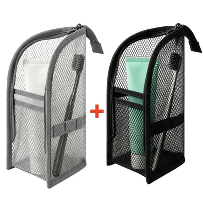 Standing Mesh Toiletry Travel Bag