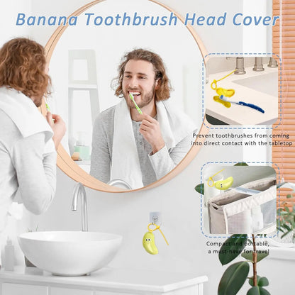 Waterproof 2-in-1 Portable Toothbrush Holder for Travel