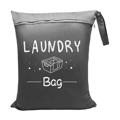 Waterproof Travel Laundry Bag with Hanging Strap