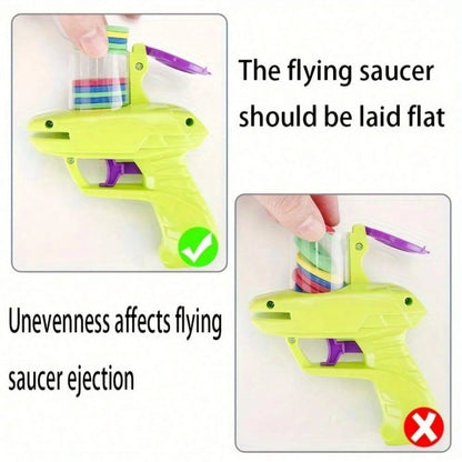 Foam Disc Launcher Flying