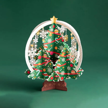 3D Pop-Up Christmas Greeting Card with Envelope