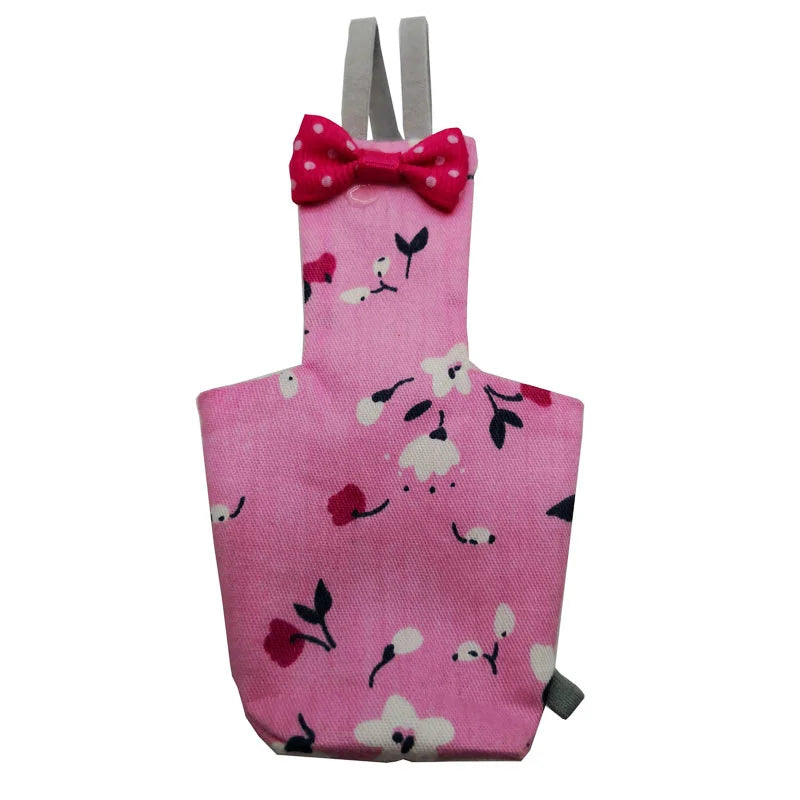 Washable Bird Flight Suit & Diaper with Bow Tie