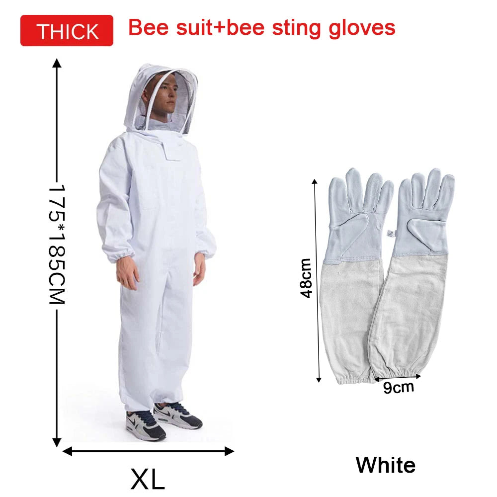 Professional Full Body Beekeeping Suit with Veil