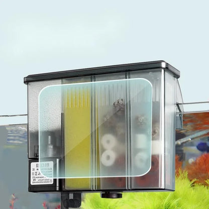 Wall-Mounted External Aquarium Filter System