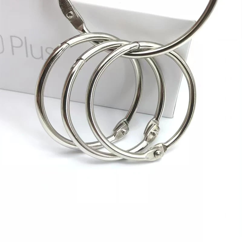 Openable Metal Book Binding Rings for Albums, Crafts & Organizers