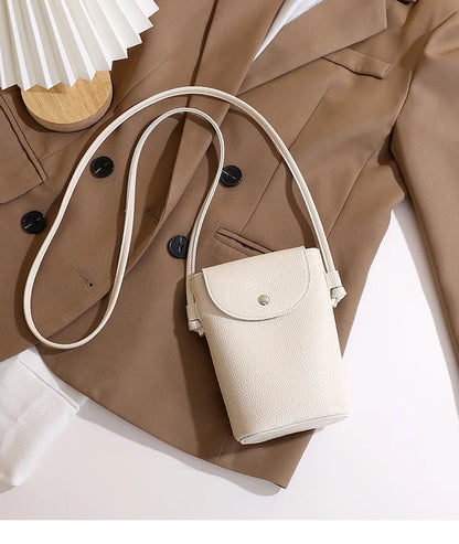 PU Leather Flap Crossbody Phone Bag