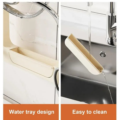 Wall-Mounted Pot Lid Organizer Rack