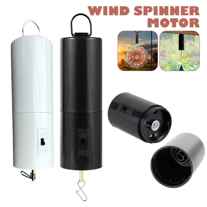 Battery-Powered Wind Spinner Motor