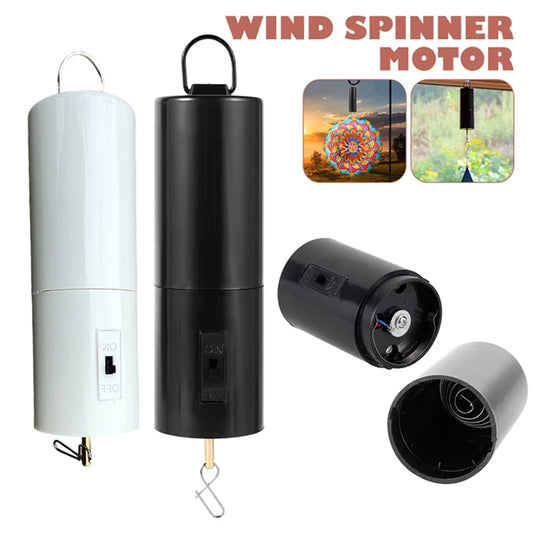 Battery-Powered Wind Spinner Motor